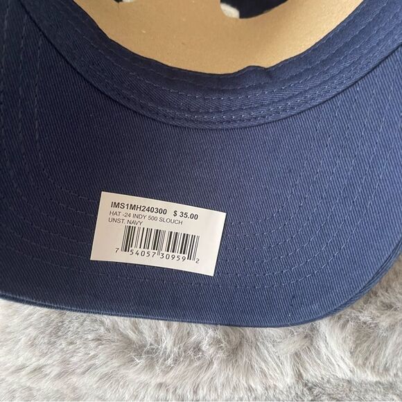 NWT NASCAR Indy 500 Navy Blue Cap/Hat - Picture 4 of 7